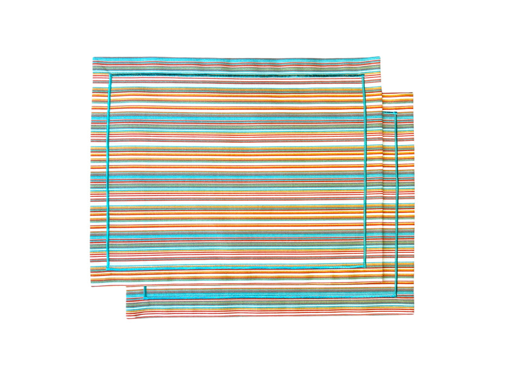 Orange Horizon Table Set