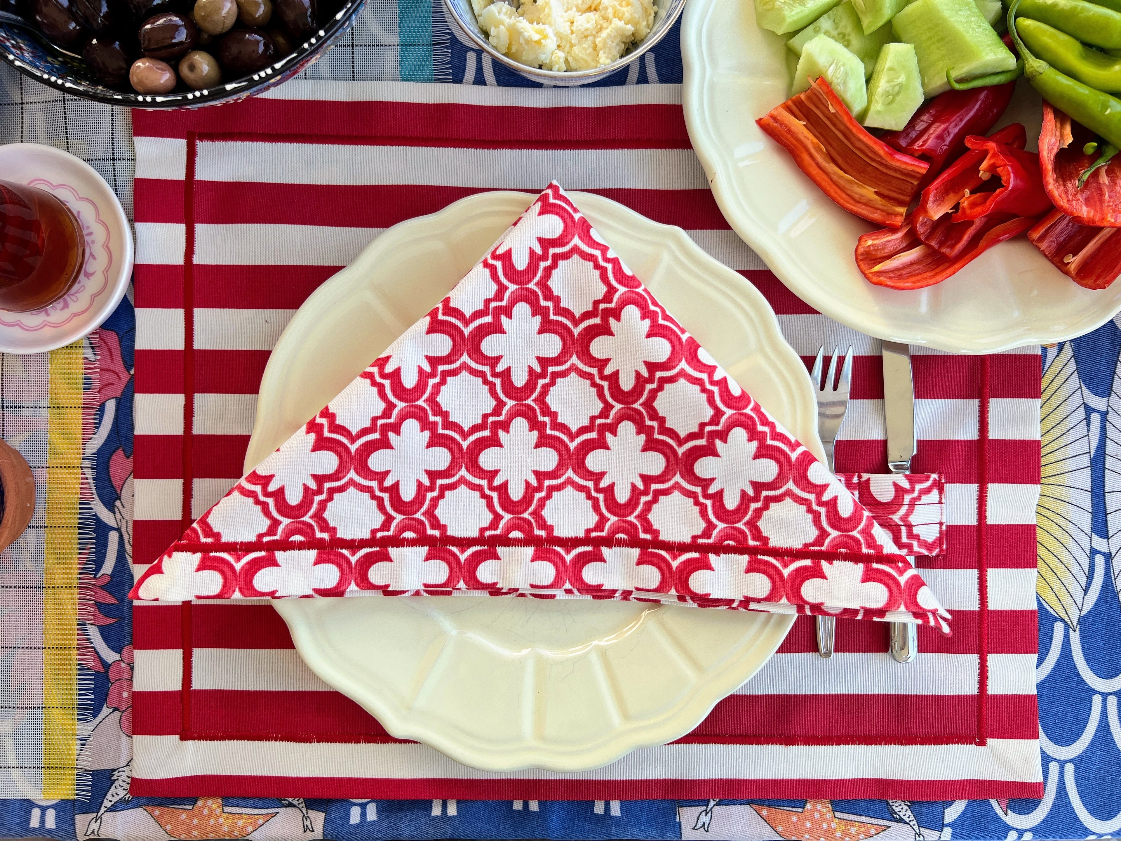 Ruby Tide Table Set