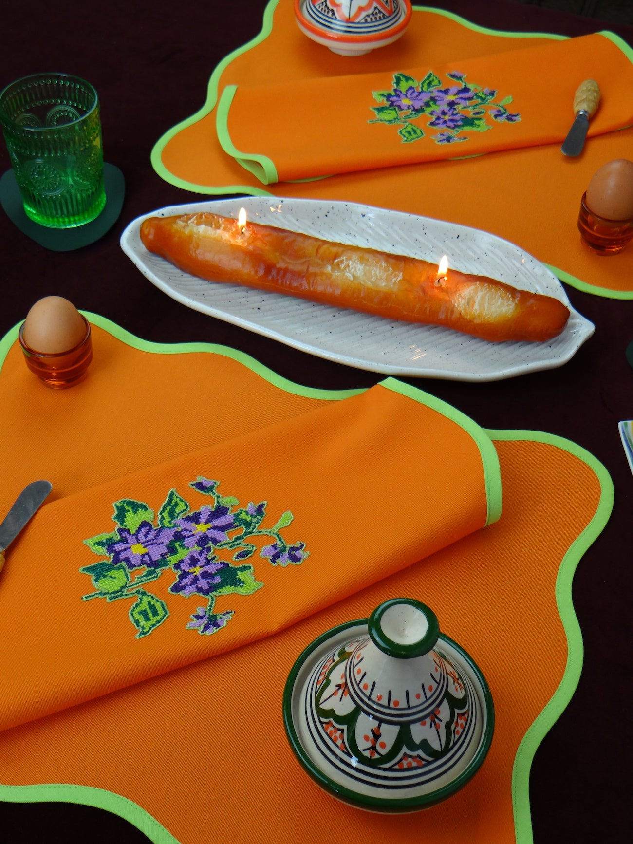 Citrus Garden - 8 Piece Table Set