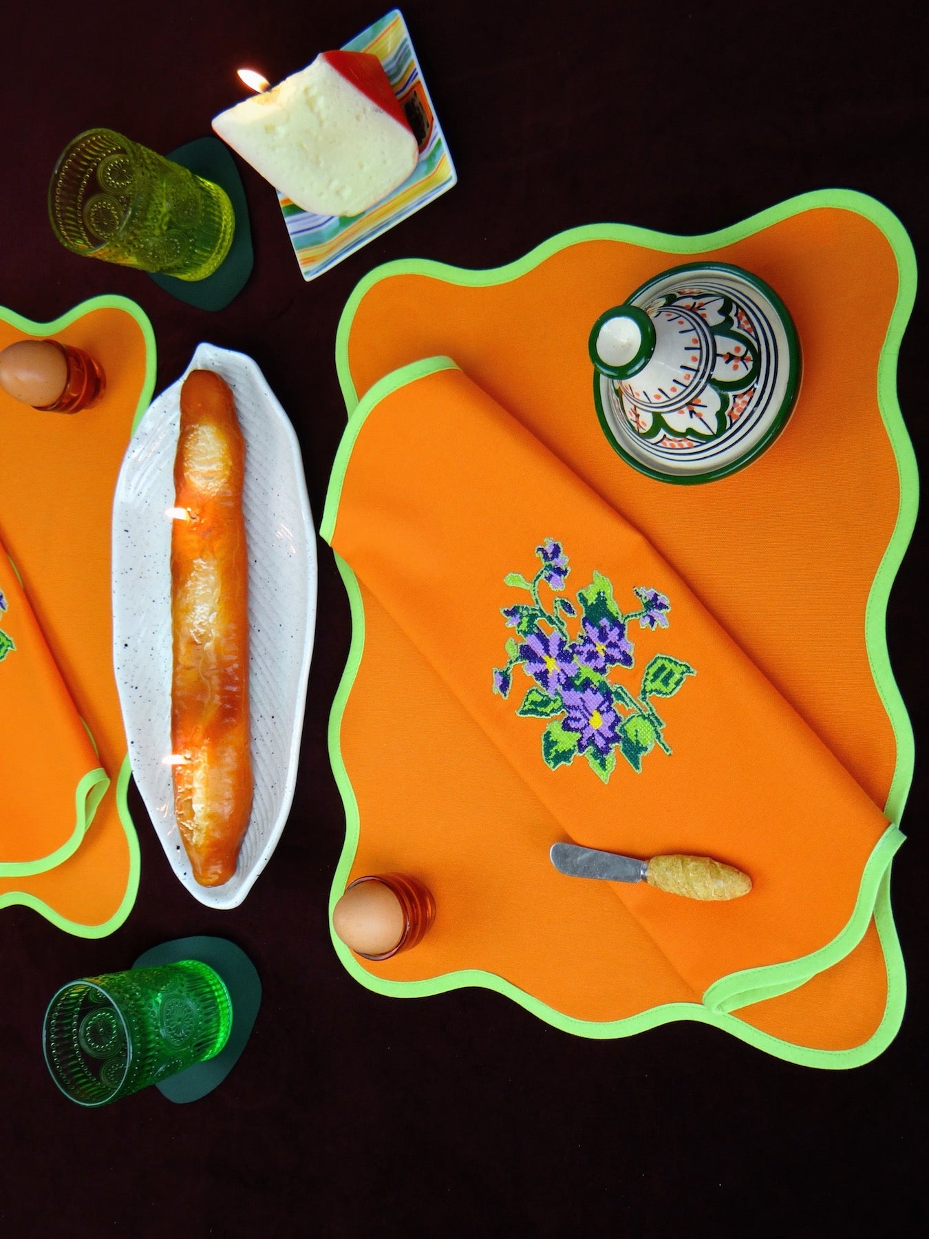 Citrus Garden - 8 Piece Table Set