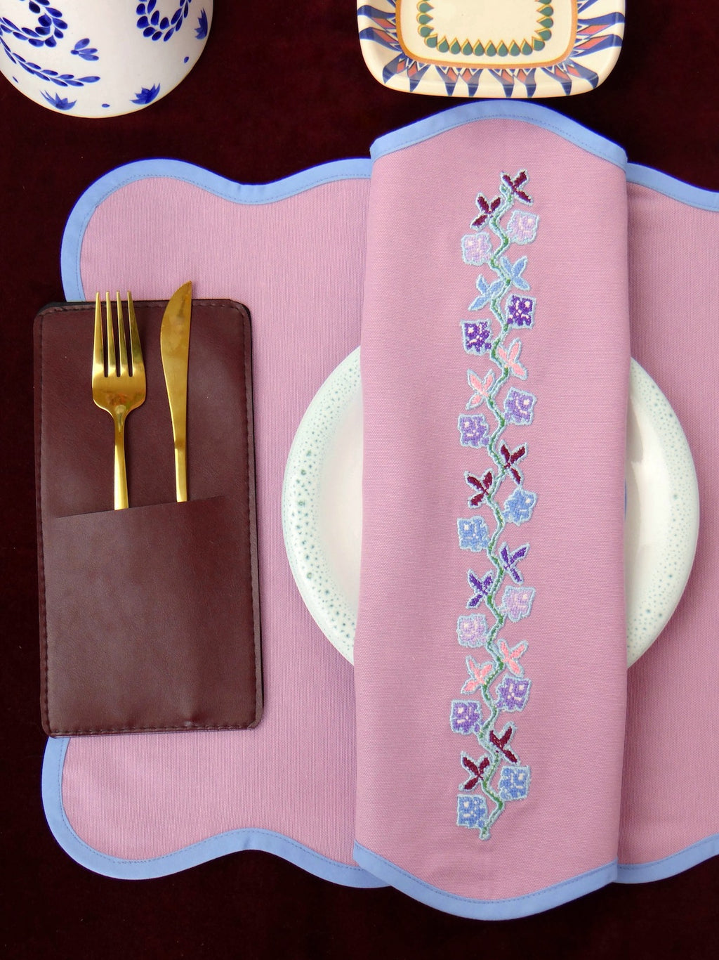 Lavender Sky  - 8 Piece Table Set